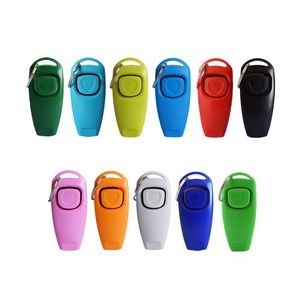 Pet Dog Training Sound Clicker With Whistle 24