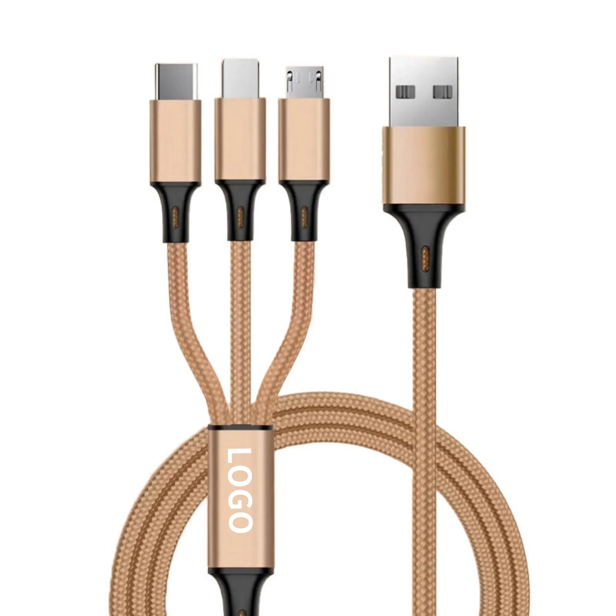 Braided 3-in-1 Charging Cable 1