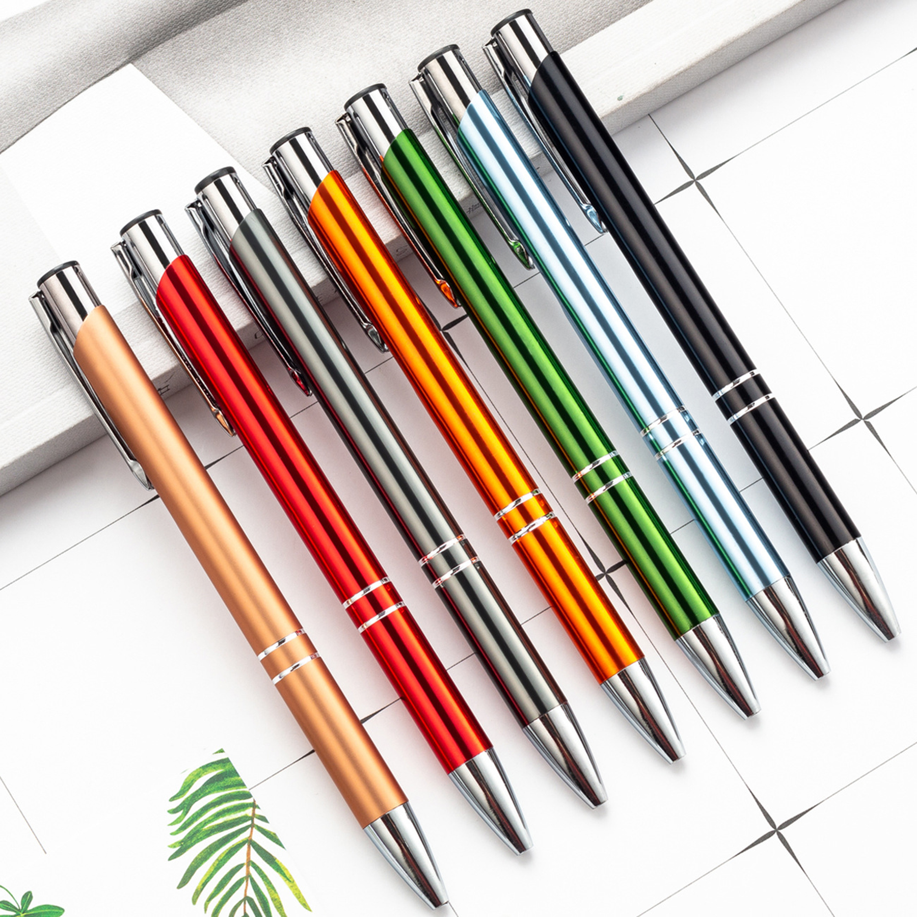 Metal Retractable Ballpoint Pens 2