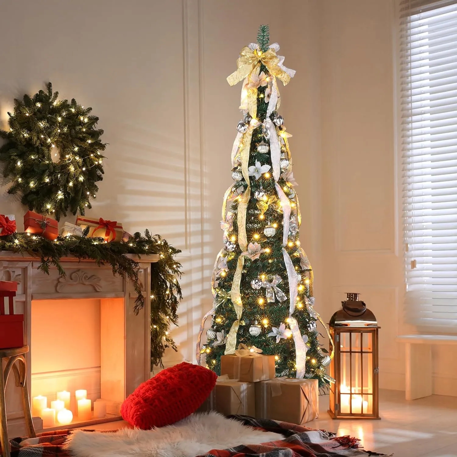Telescopic Christmas Tree 4ft-6ft 1