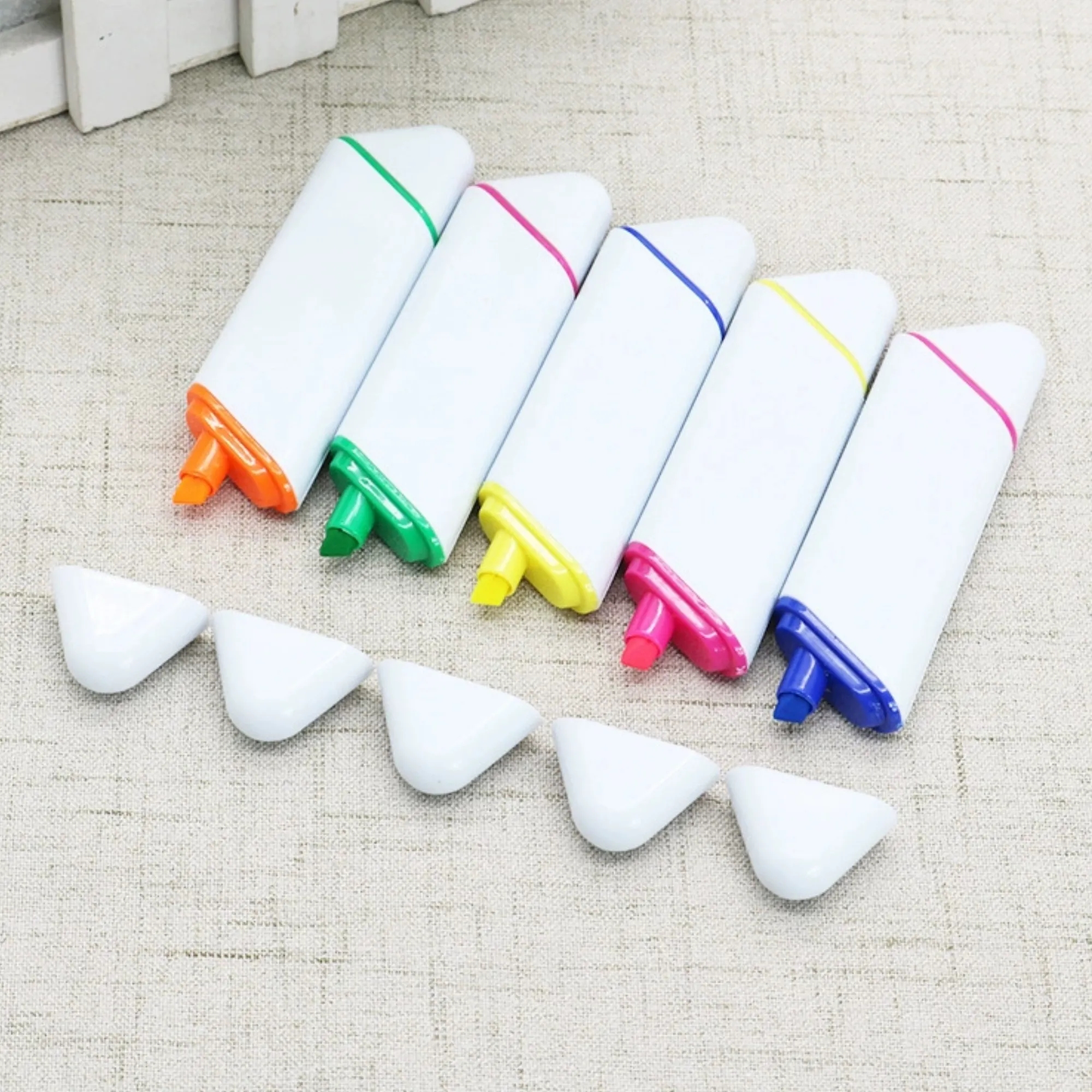 Dual Tip Highlighter 2 Colors Marking Pen For Studying Notes 3