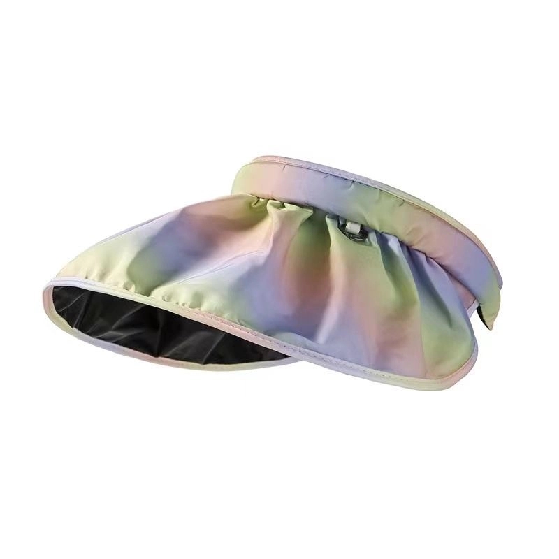 2 In 1 Gradient Black Rubber Shell Hat 2