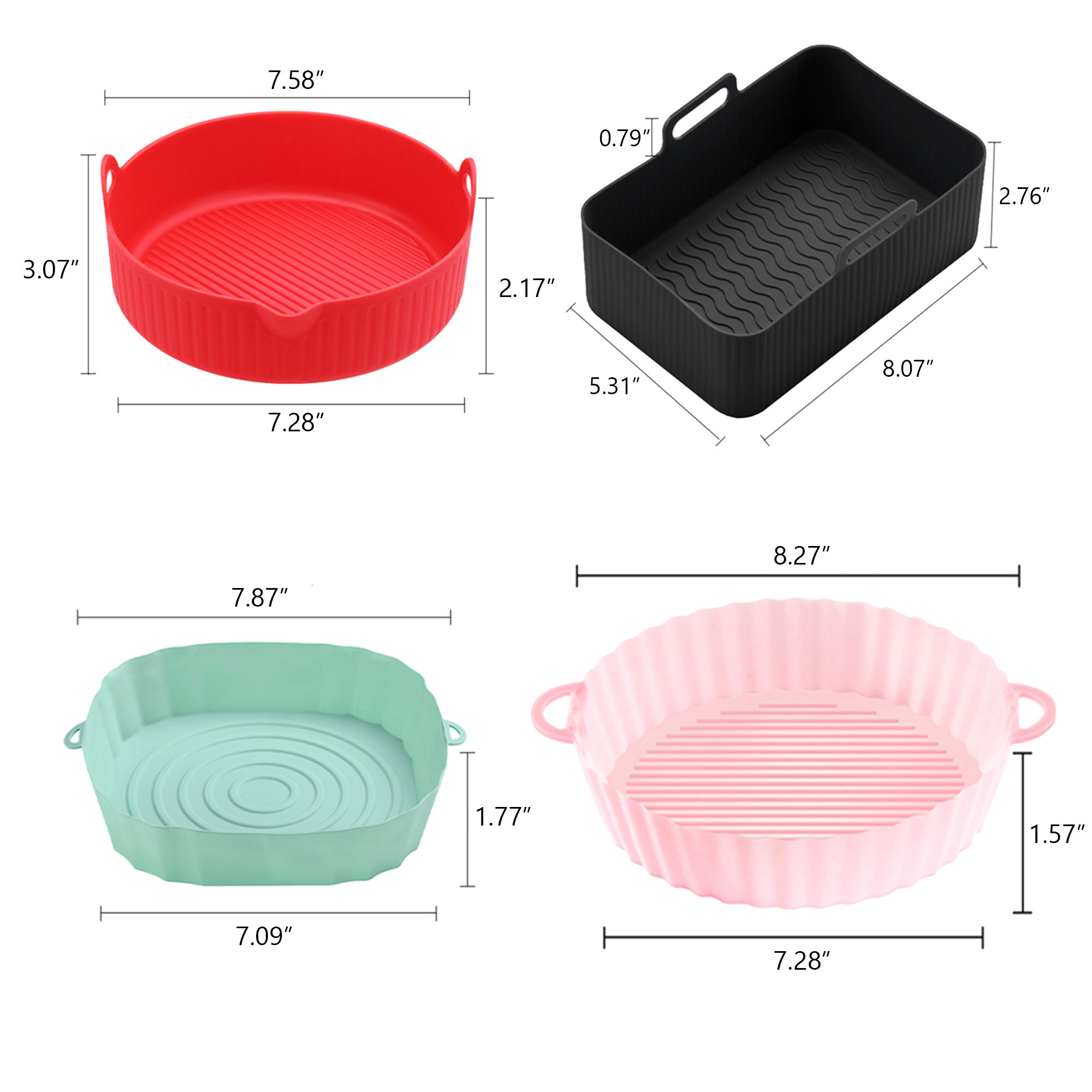 MOQ500 Multilateral Silicone Baking Tray For The Oven 1