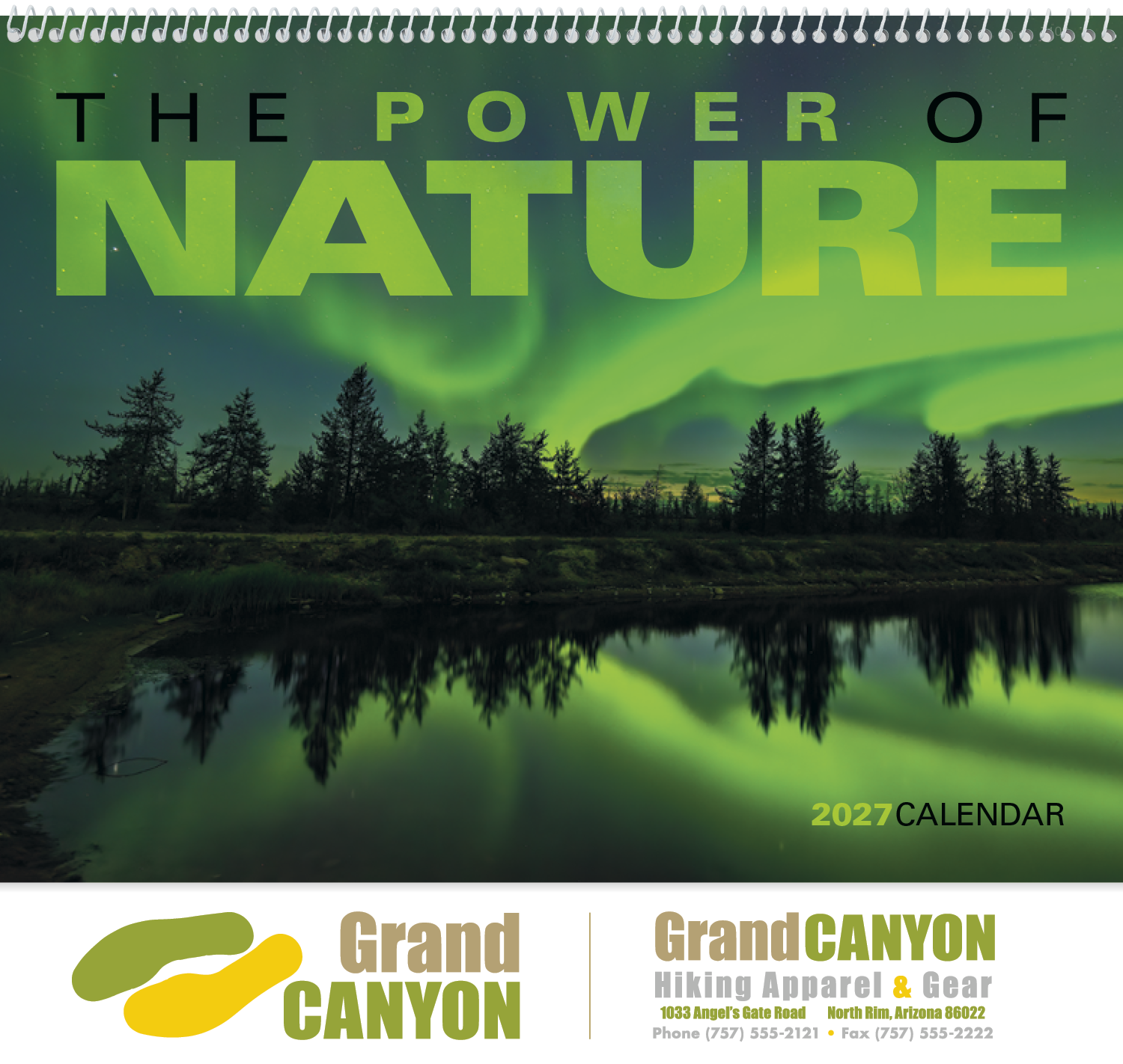 Good Value™ The Power of Nature - Spiral Calendar 24
