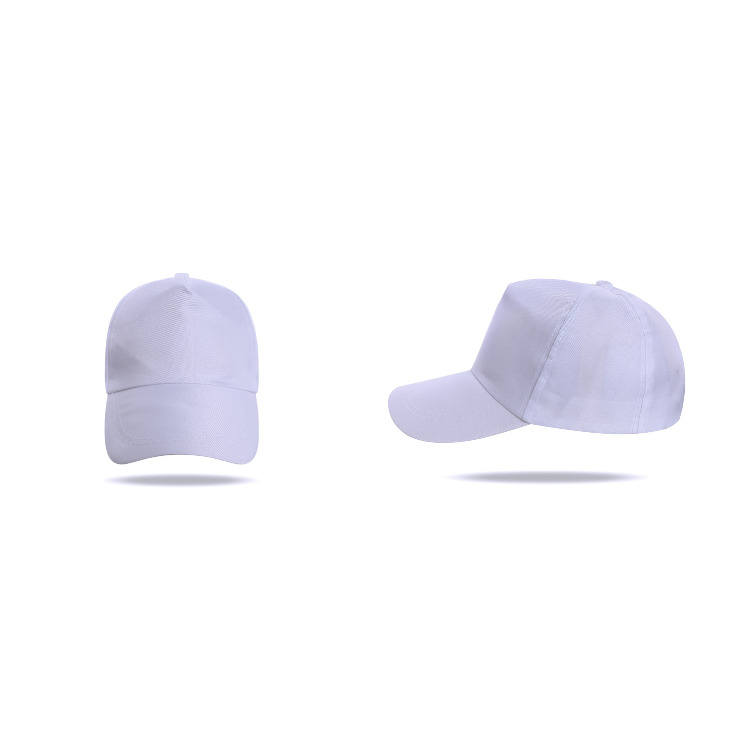 Stock Solid Color Tooling Polyester 5 Panel Cap w/Snapback Fastener 10