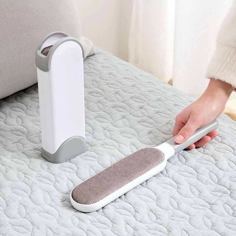 Double-Sided Reusable Pet Hair Removal Brush 12