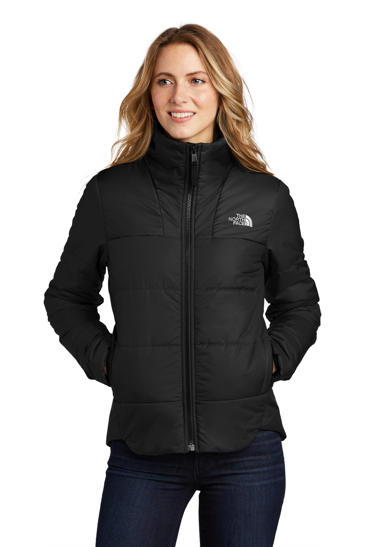 The North Face Women's Chest Logo Everyday Insulated Jacket NF0A7V6K 2