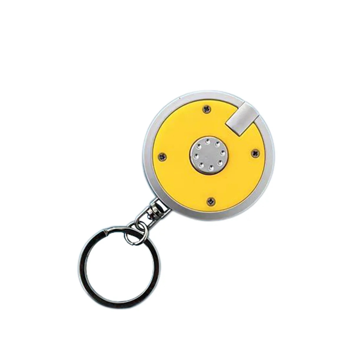 Round Flashlight Keychain 5