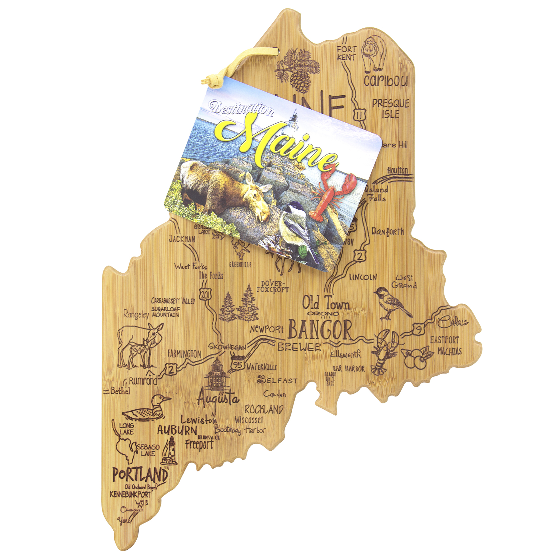 Destination Maine Cutting & Serving Board 10