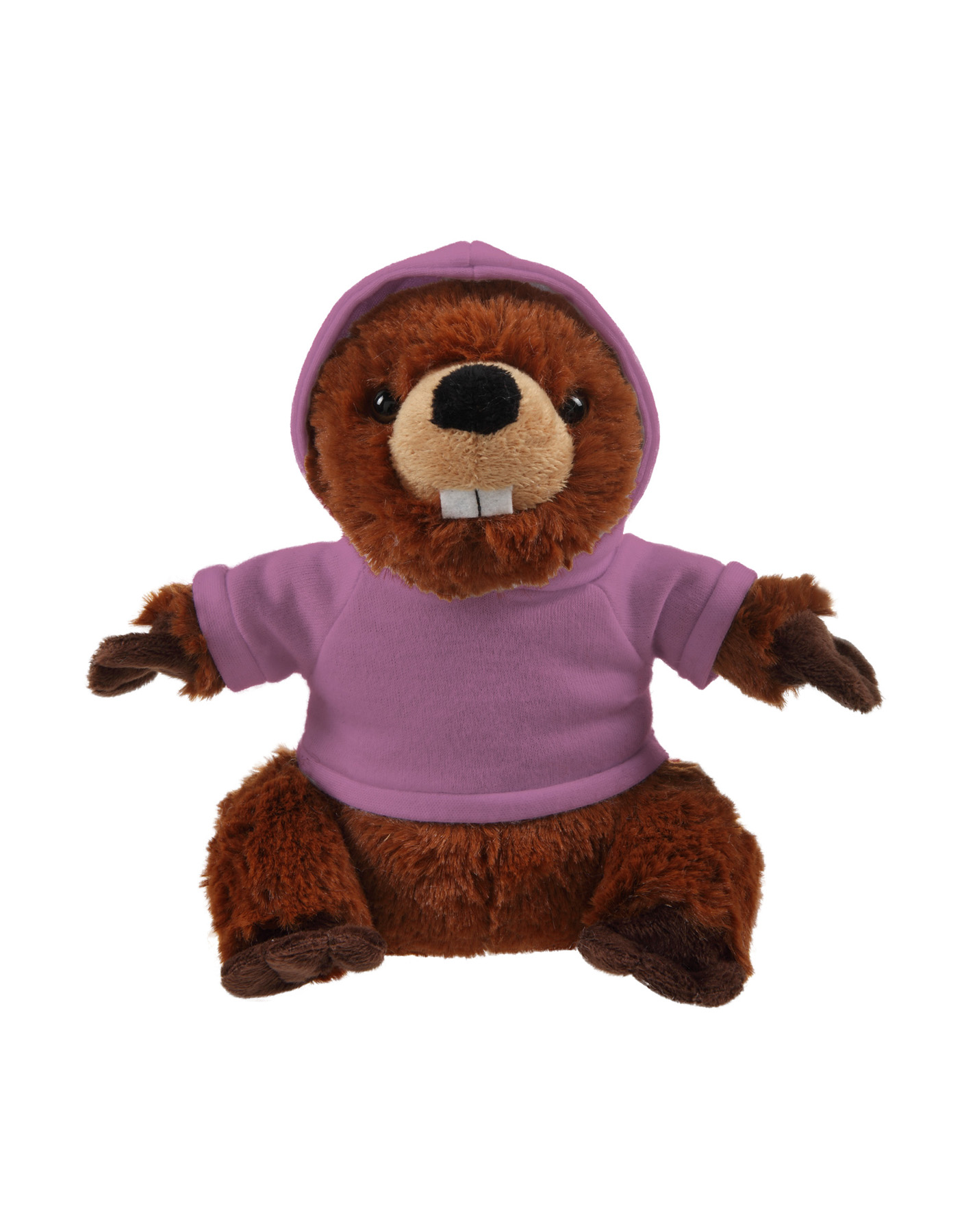 Soft Plush Standing Beaver with Hoodie 16