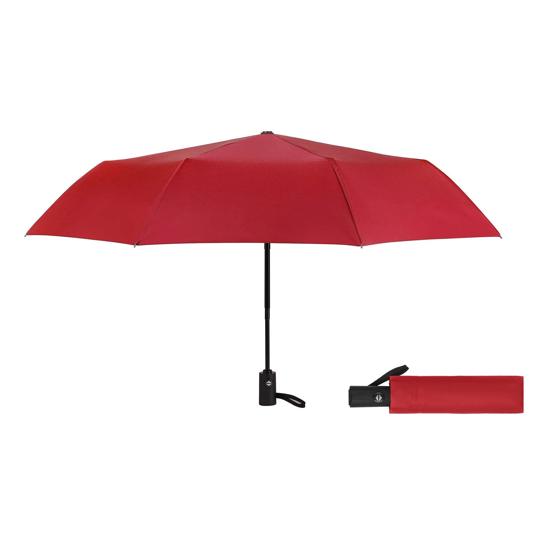 42'' Arc Auto Open+Close Telescopic Folding Umbrella 9