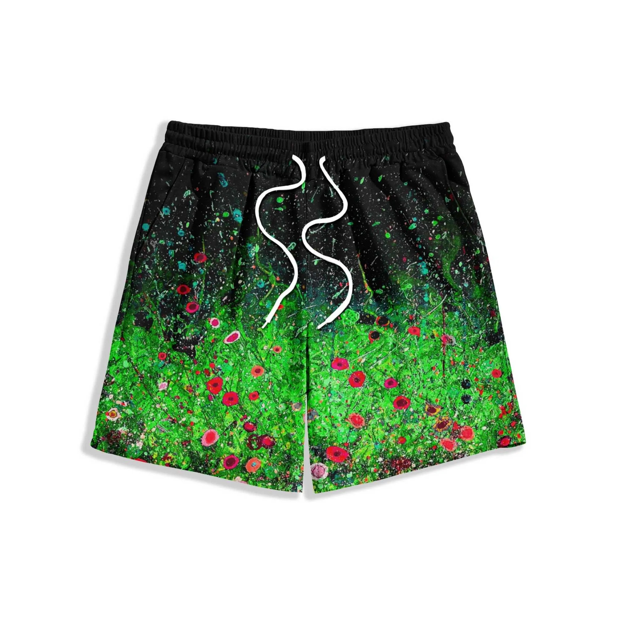 Full Color Summer Causal Beach Shorts 4