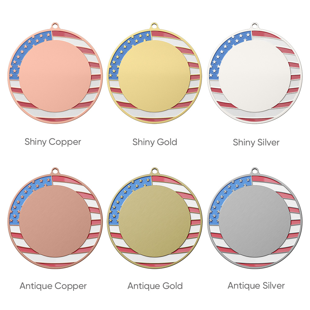 2" UV Printed Medals 15
