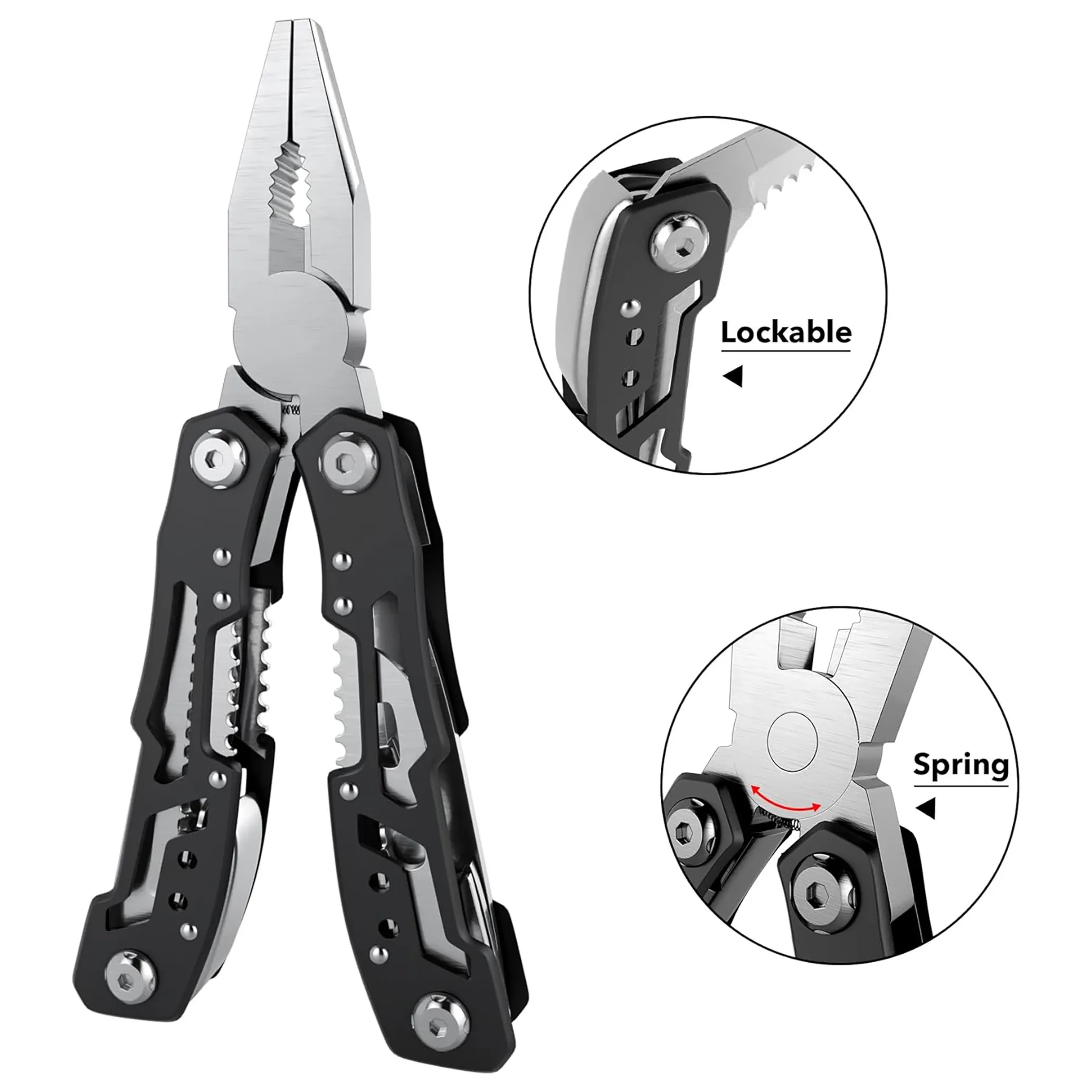 14-in-1 Stainless Steel Multi-Tool Pliers 3