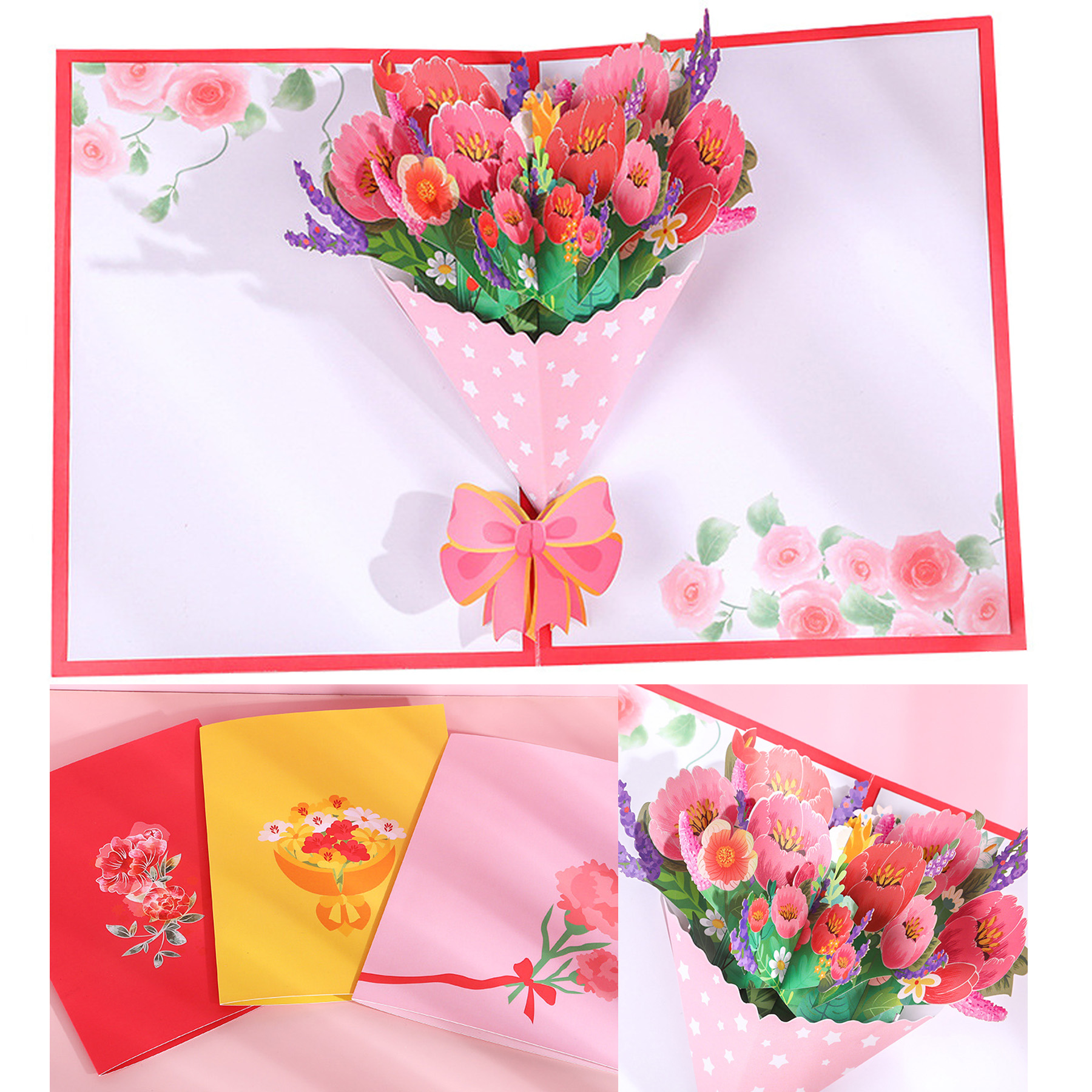 3D Paper Pop Up Mothers Day Card 1