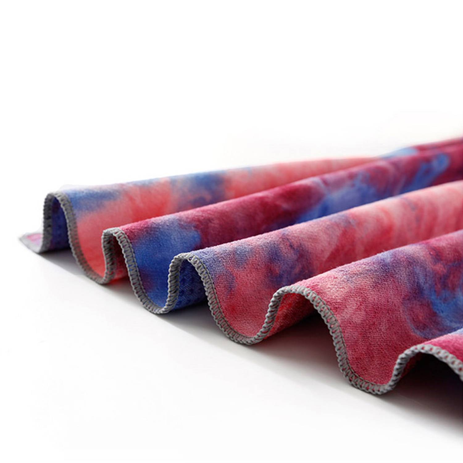 Tie Dye Microfiber Resin Pellet Anti-Slip Yoga Mat Cover 4