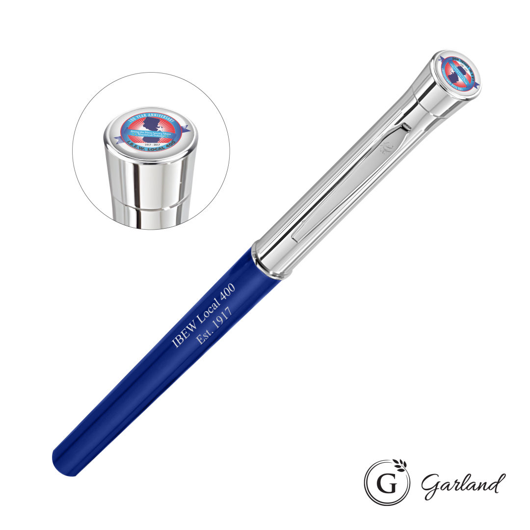 Garland® Monogram Custom Empire Felt Tip Pen - Chrome Accent 9