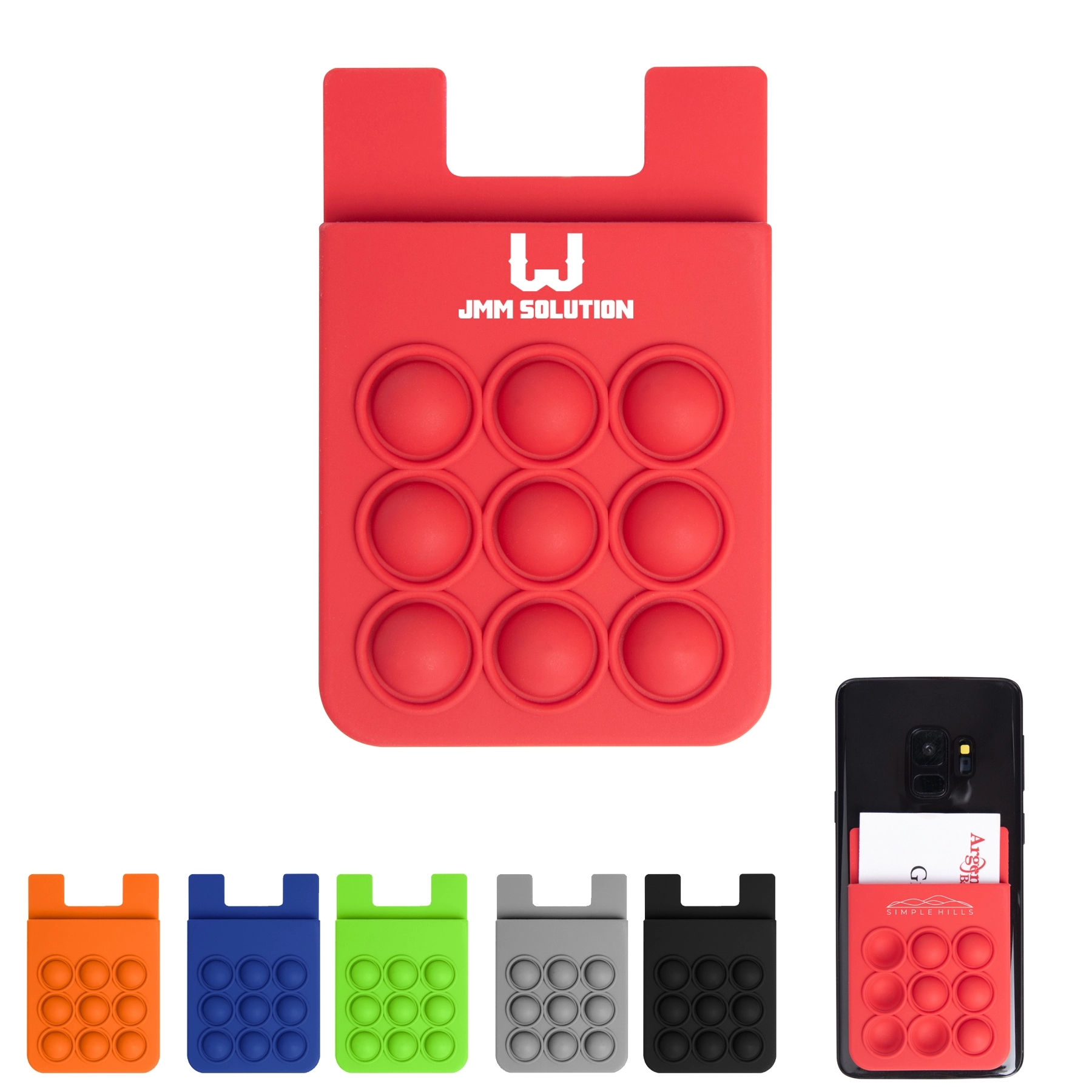 Push Pop Phone Wallet 1