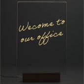 Note Brite Acrylic Dry Erase Board 7