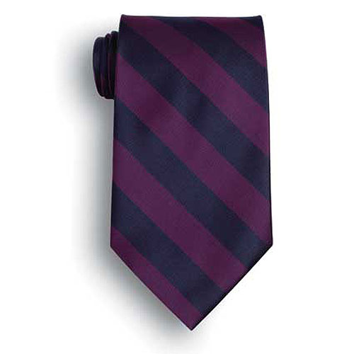 School Stripes Tie - Navy/Purple 2