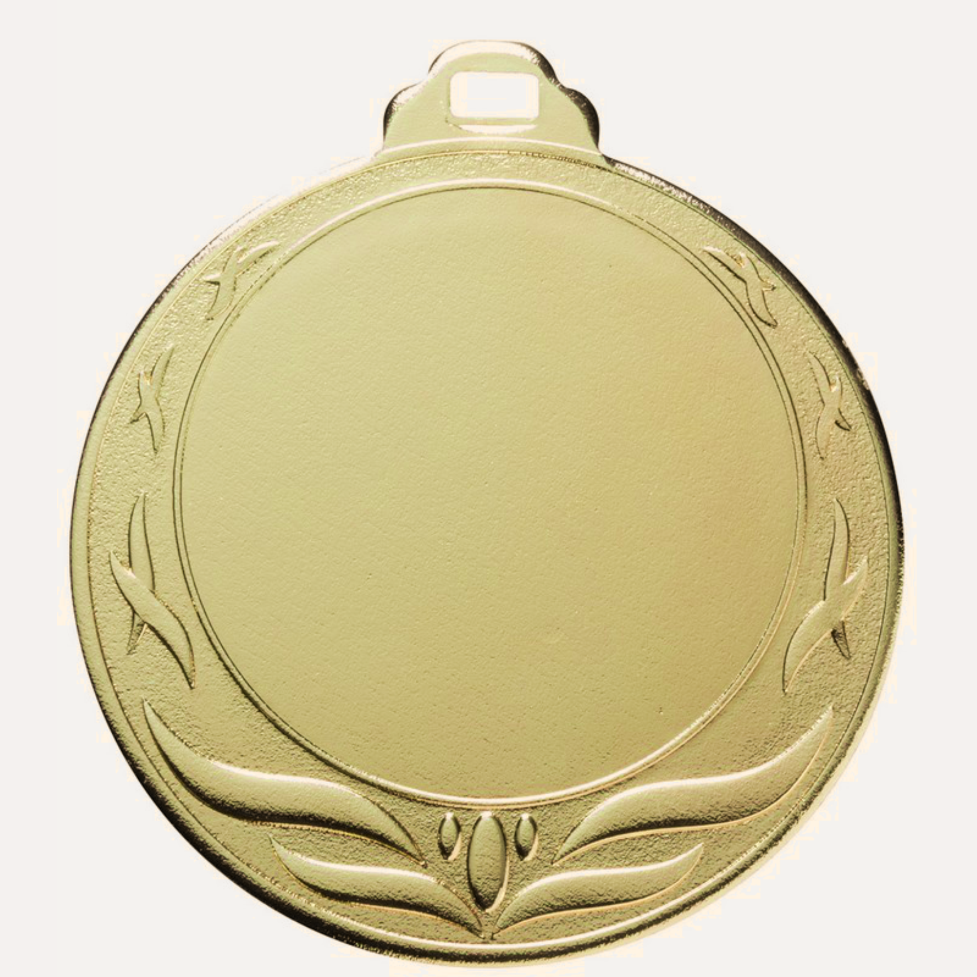 2 3/4" Bright Gold Insert Medal 7