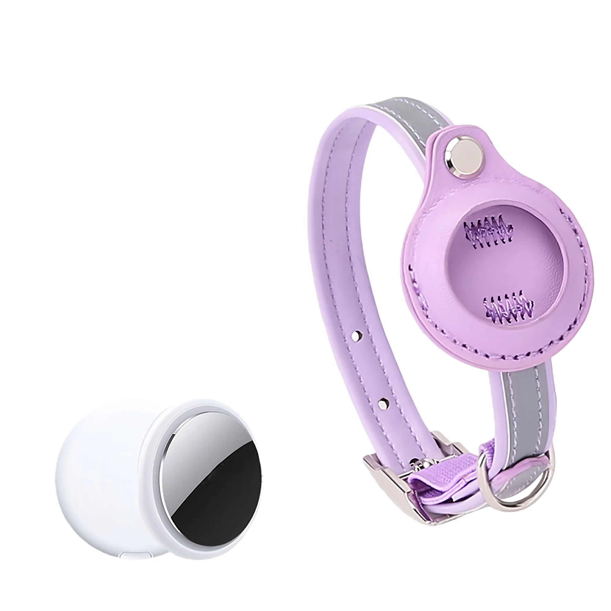 Night Safe Reflective Pet Cat Tracking Collar Set 6