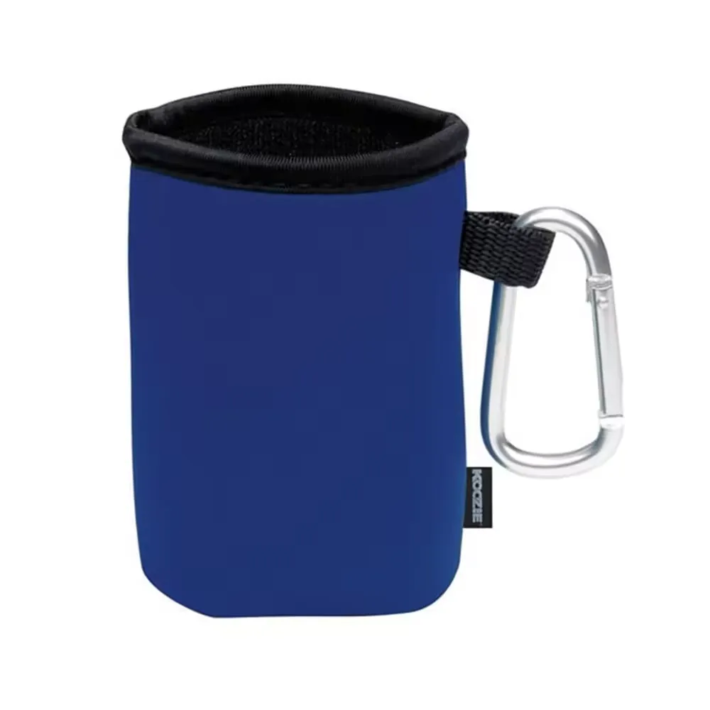Can Cooler with  Carabiner, custom koozie with logo imprint 5