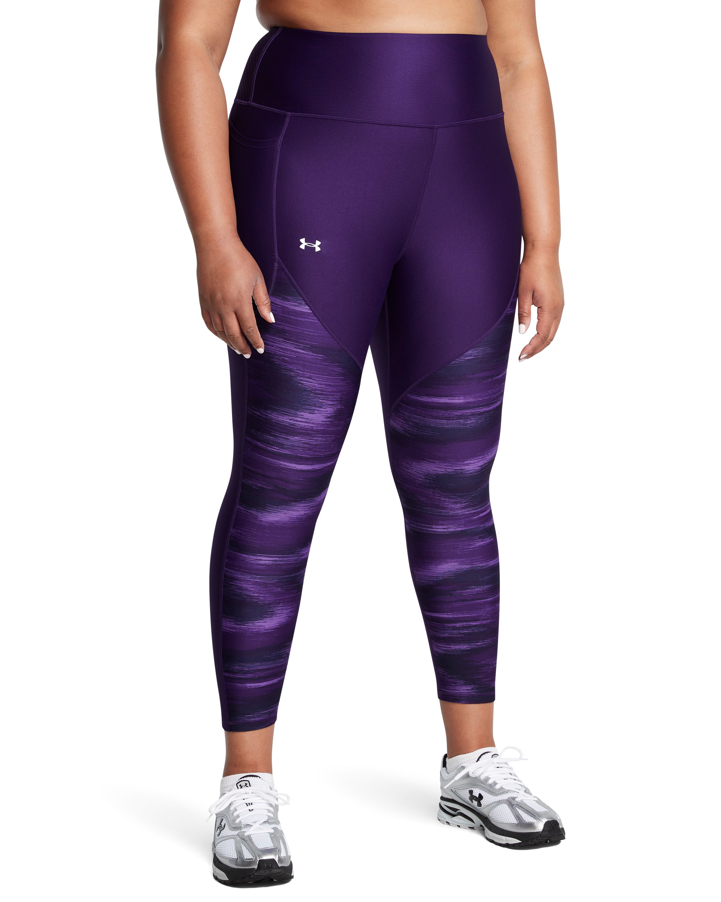 UA Tech Printed Panel Women's Ankle Leggings 3