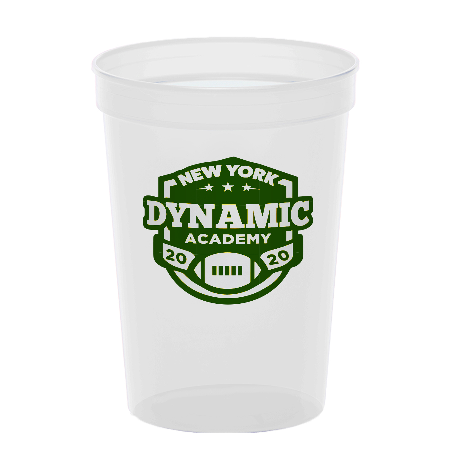 12 oz. Fanatic Plastic Stadium Cup (1 Color Imprint) 11