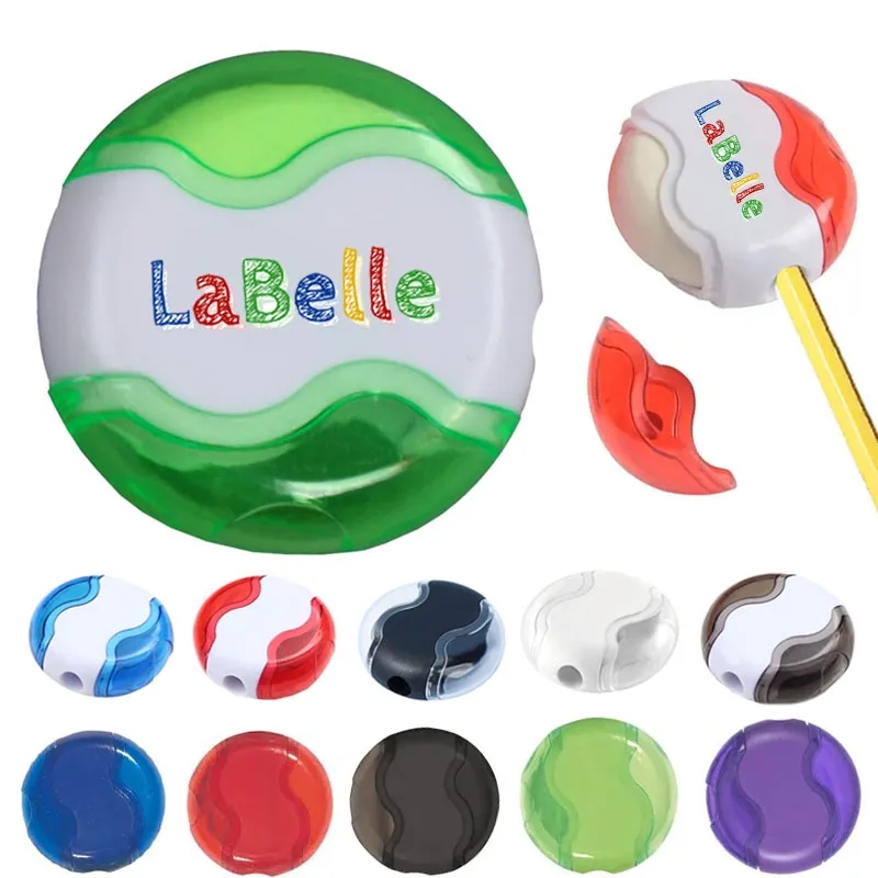 Round Pencil Sharpener with Eraser 3