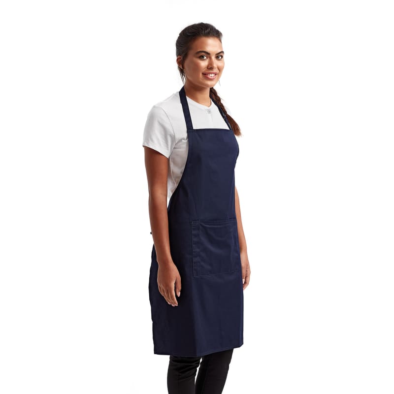Artisan Collection By Reprime Unisex 'Colours' Recycled Bib Apron With Pocket 45
