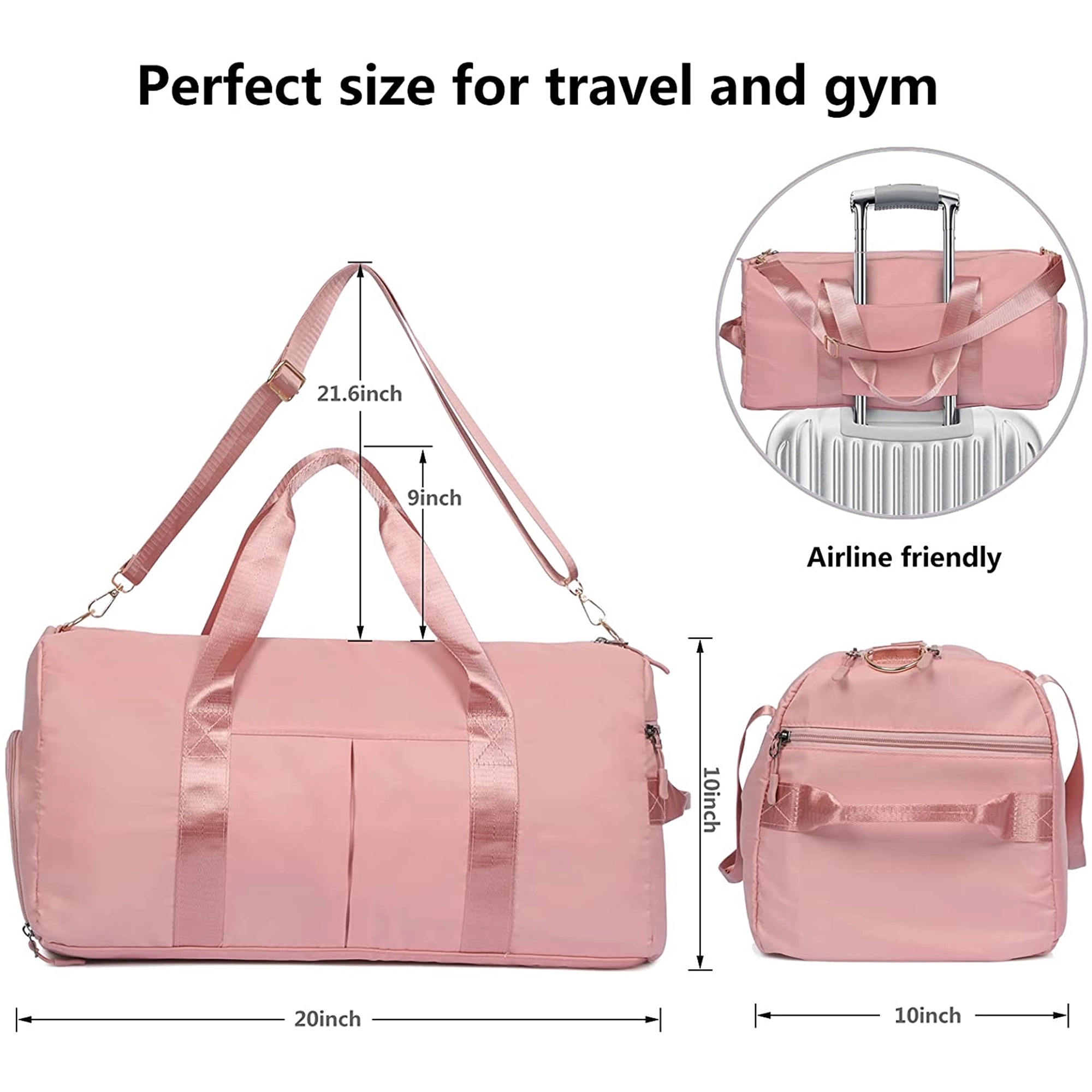 Waterproof Sports Travel Gym Bag MOQ 10 PCS 2