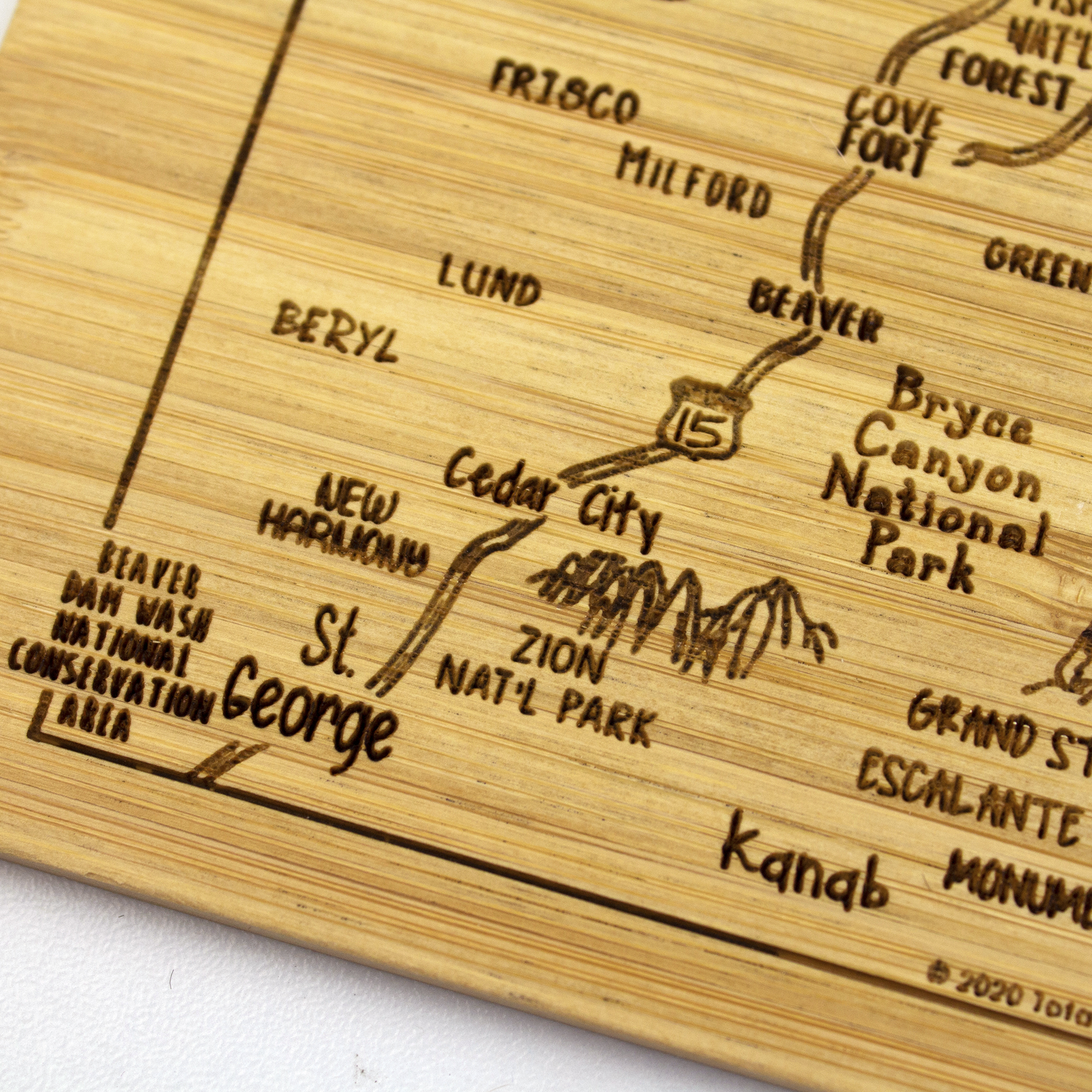 Utah Puzzle Coaster Set 5
