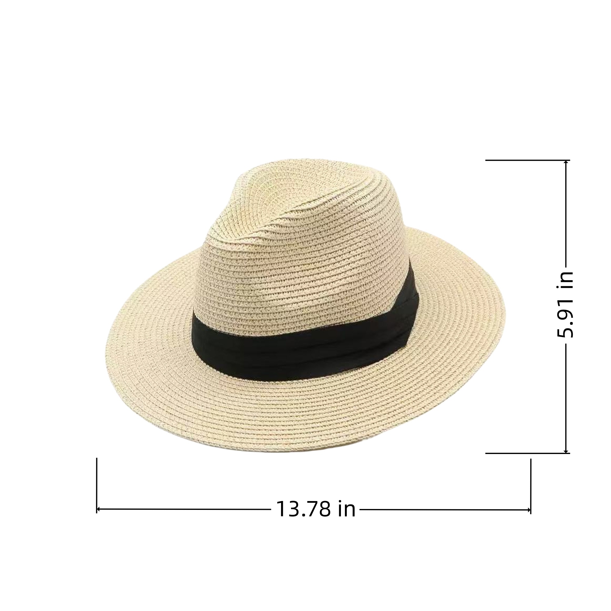 Breathable Unisex Panama Hat 3