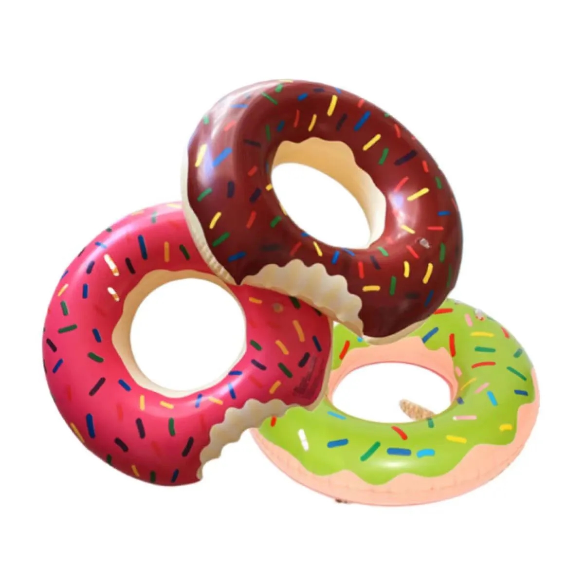 Inflatable Donuts Print Swim Ring 2
