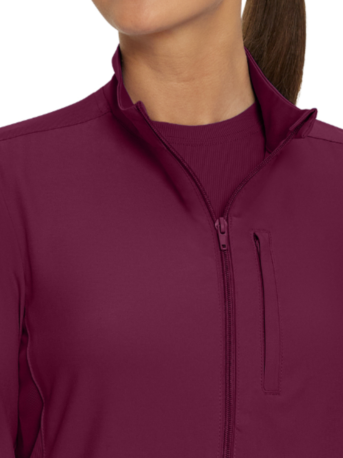 Landau - Forward - Women's Three-Pocket Mock-Neck Zip-Front Jacket 22