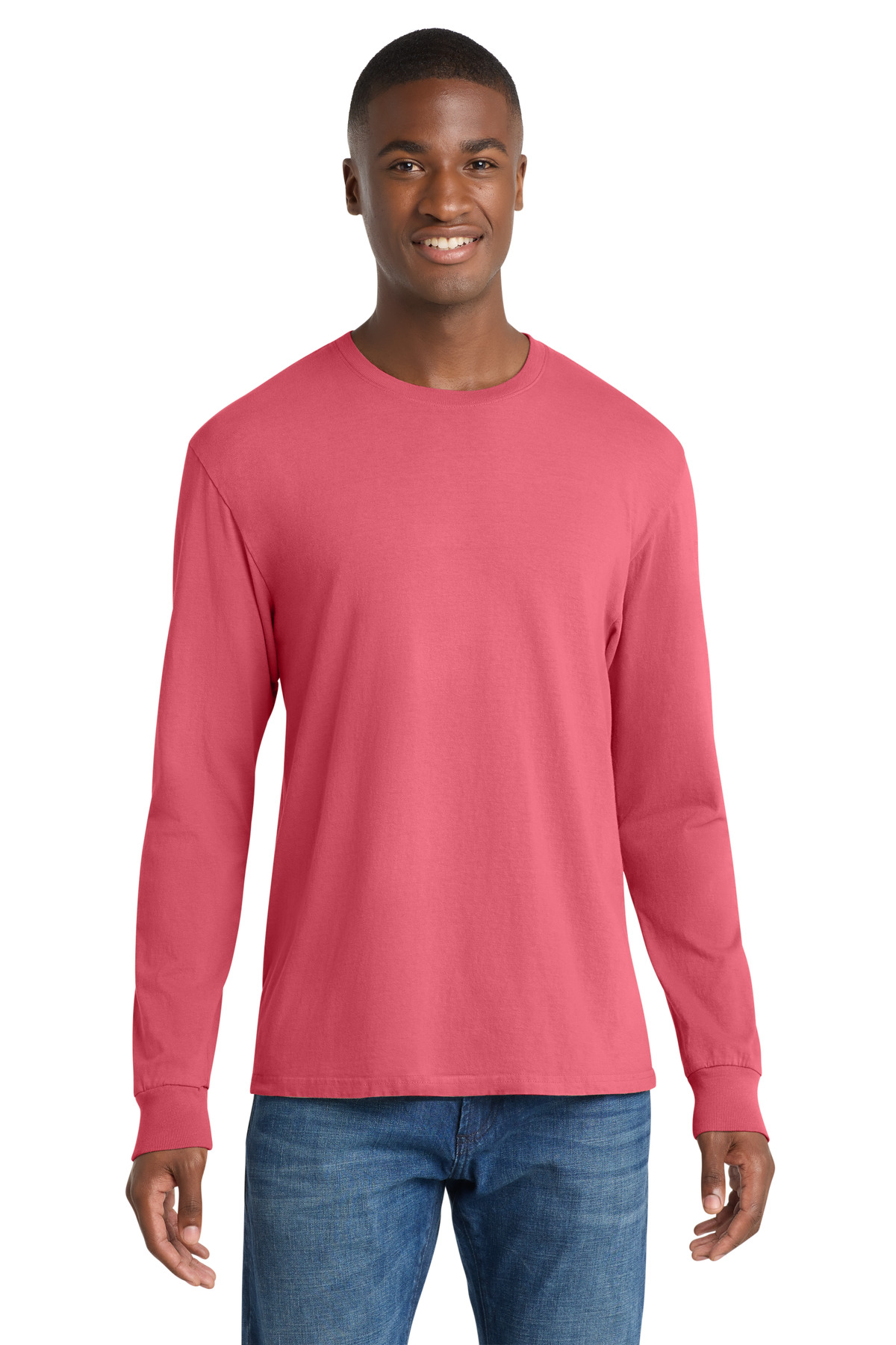 Port & Co Beach Wash Garment-Dyed Long Sleeve Tee PC099LS 149