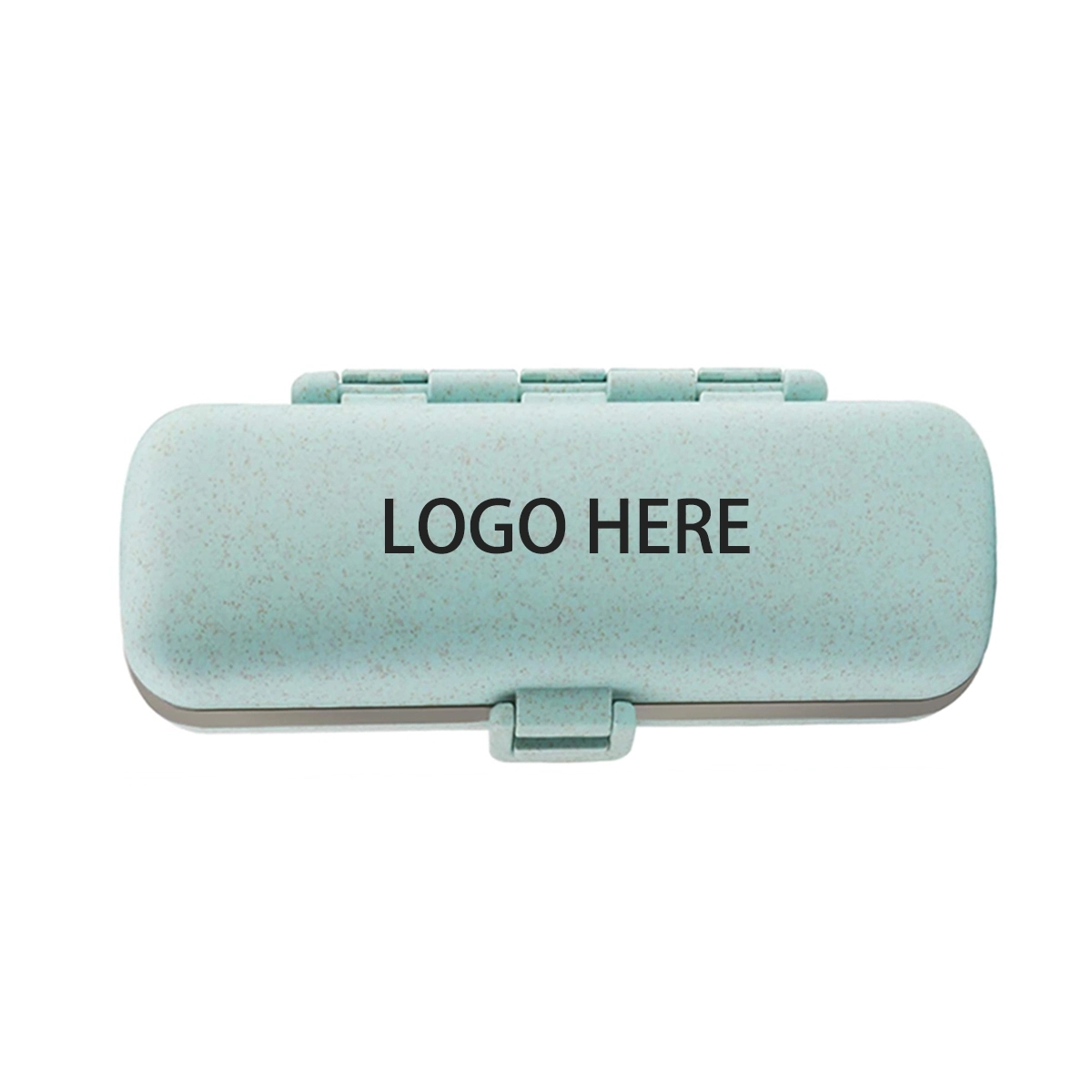Wheat 7-Compartment Pill Case 2