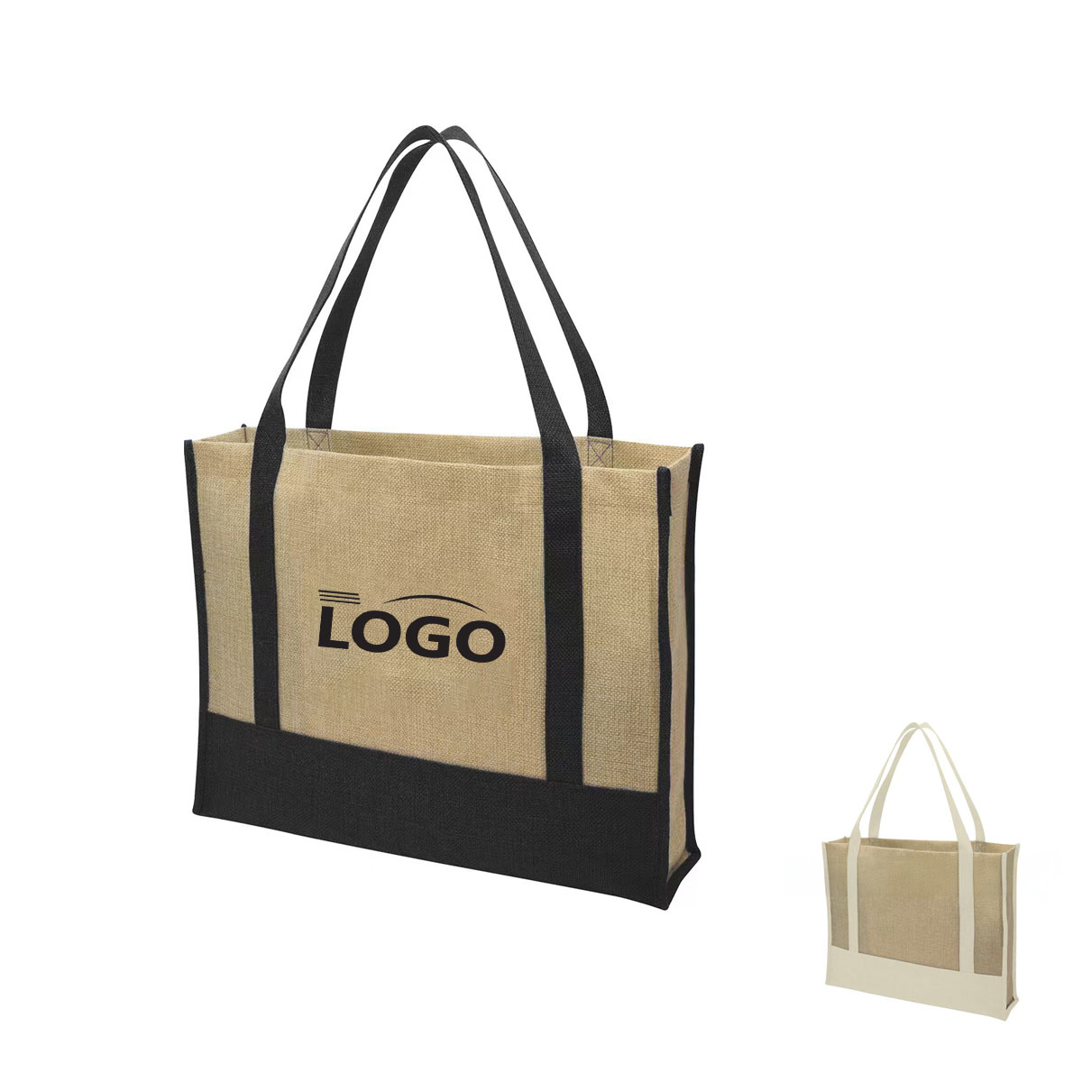 Eco Tote Jute Shopping Bag 1