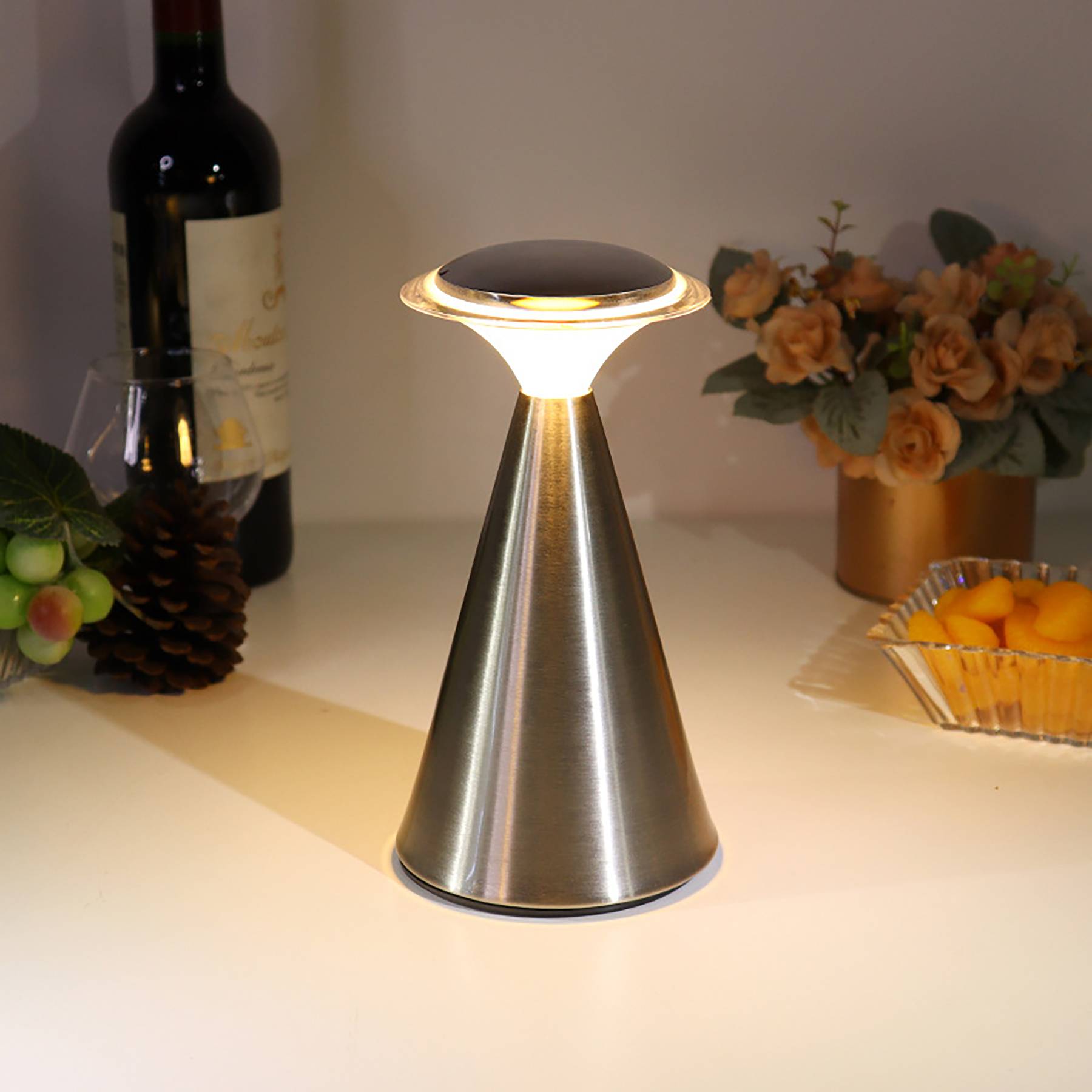 Rechargeable LED Table Lamp with Touch Sensor 3