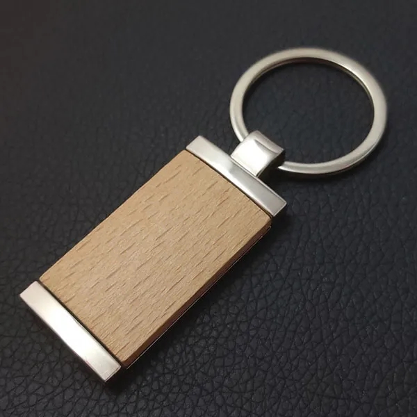 Custom Wooden And Metal Keychain 4