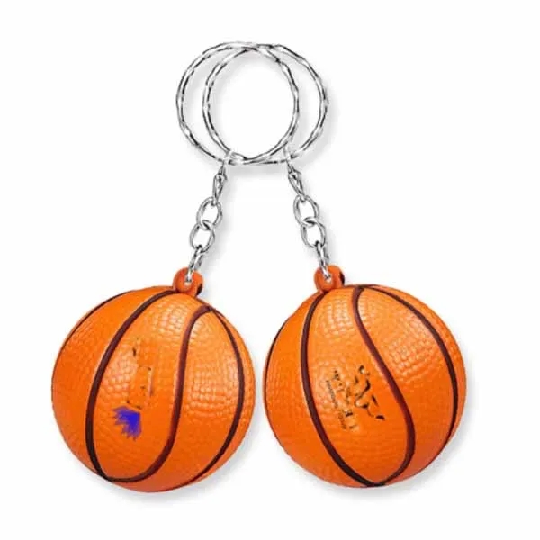 Basketball Stress Ball Anxiety Relief Keychains 5