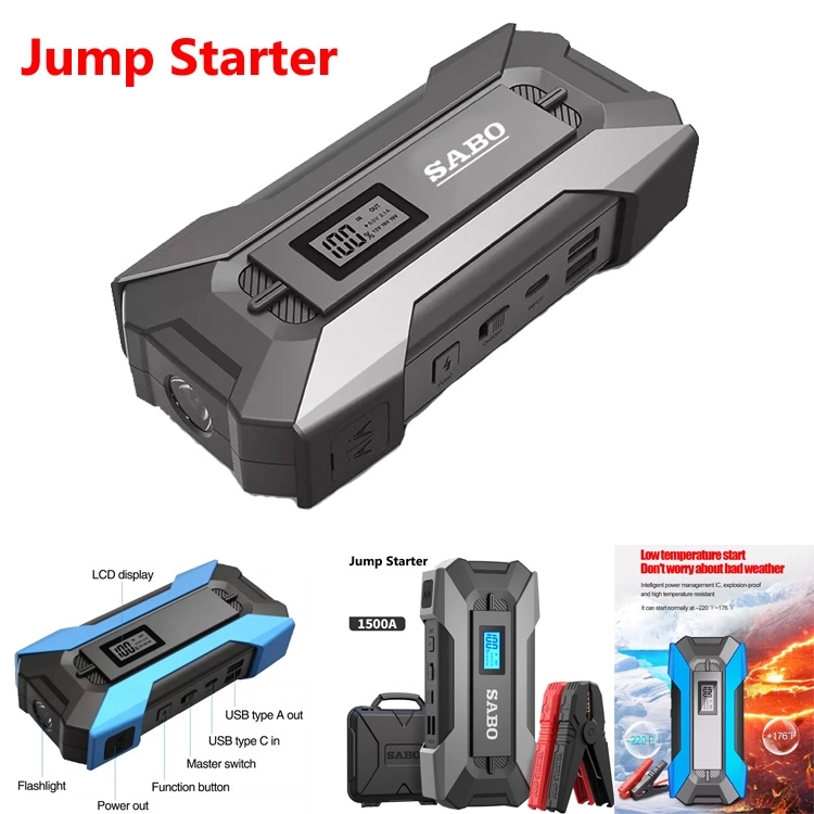 All in One Emergency Vehicle Tool 12V Car Jump Starter 4