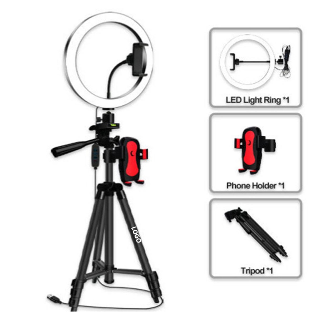 Led Selfie Ring Light With Tripod Stand 5