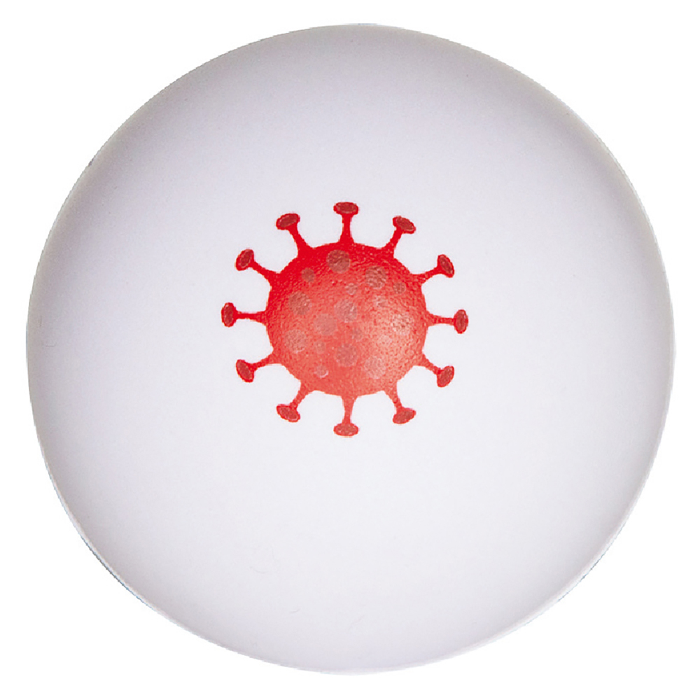 COVID-19 White Ball Stress Reliever