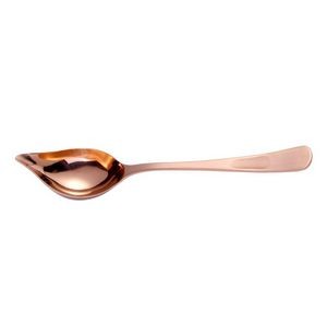 Precision Stainless Steel Drizzle Saucier Spoon With Tapered Design And Spout 12