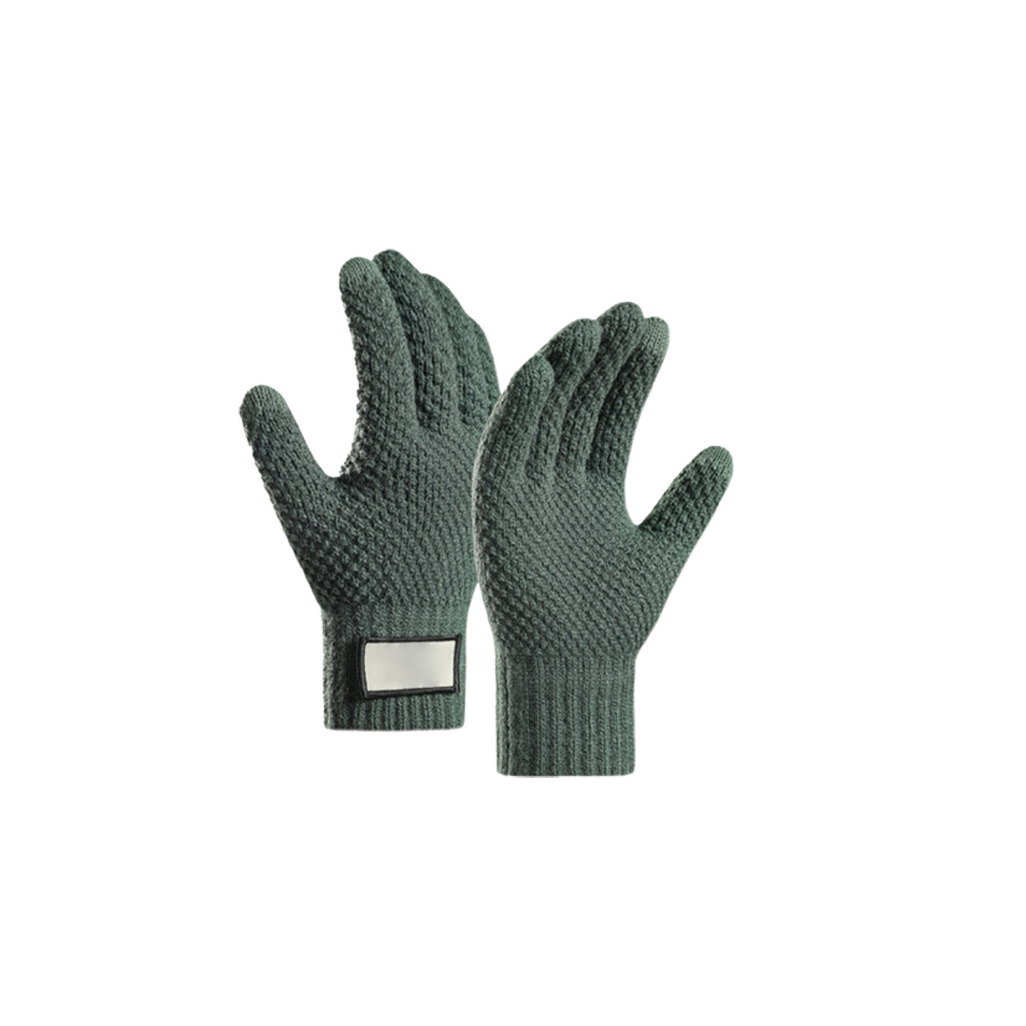 Plush Knitted Warm Cycling Gloves 5