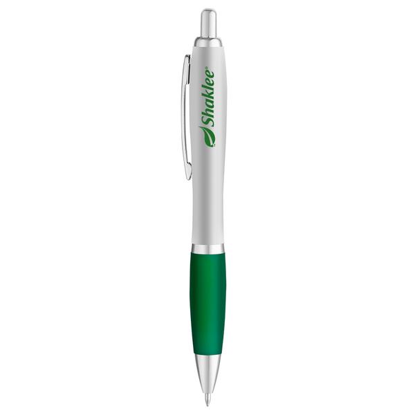 Curvaceous Matte Silver Ballpoint 3