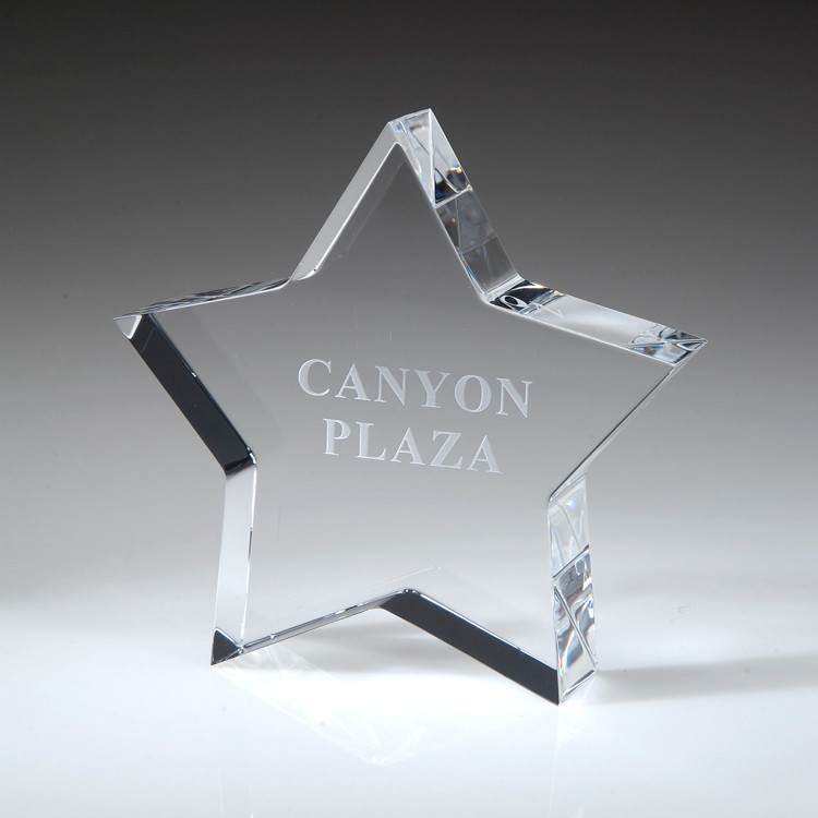 4-1/2" Star Paperweight 3