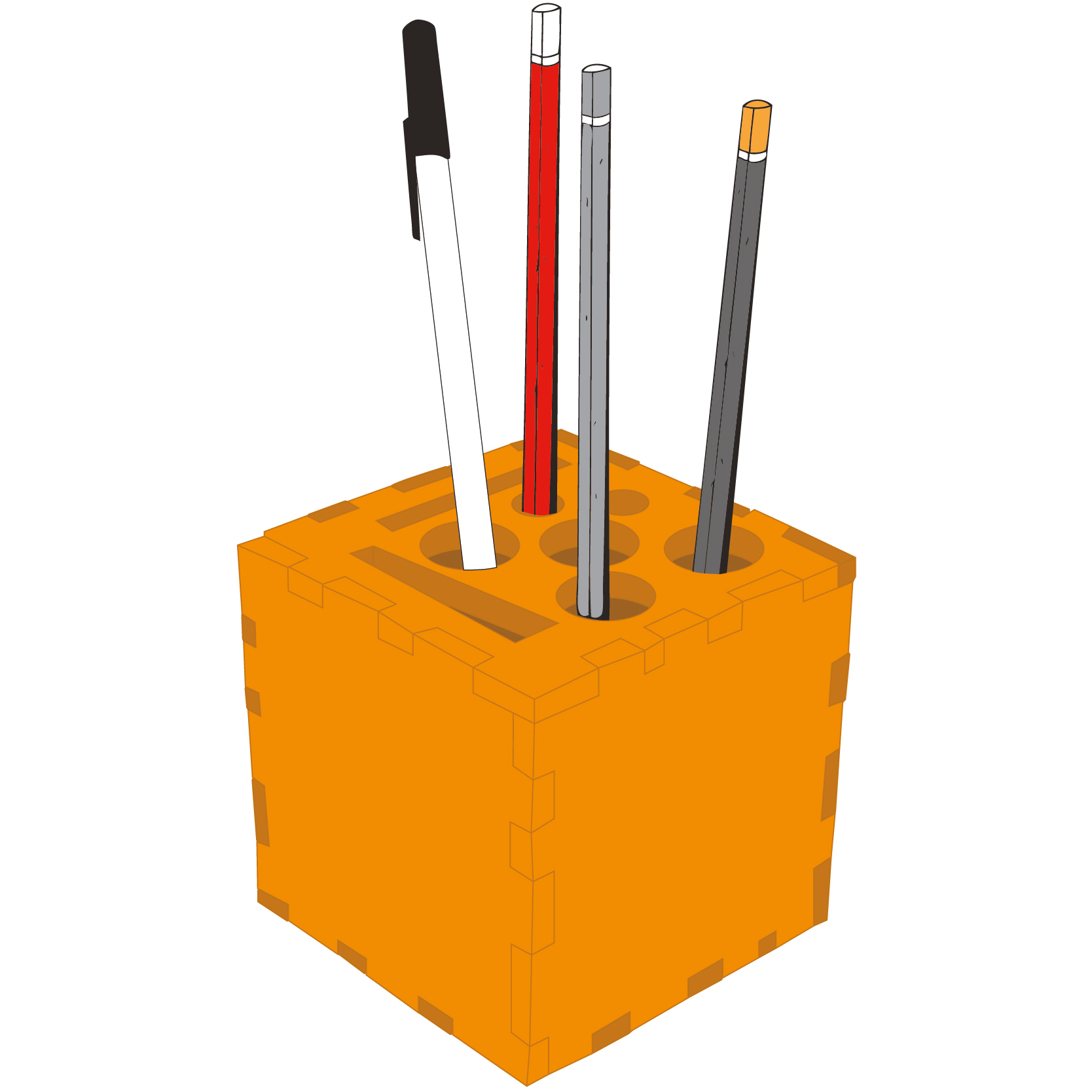 3" Puzzle Cube Organizer 10